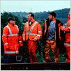 The Navigators : photo Andy Swallow, Dean Andrews, Joe Duttine, Ken Loach, Thomas Craig