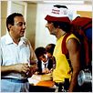Banzaï : photo Coluche, Didier Kaminka