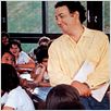 Le Maitre d'école : photo Claude Berri, Coluche