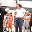 Le Maitre d'école : photo Claude Berri, Coluche