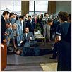 La Mort aux trousses : photo Alfred Hitchcock, Cary Grant