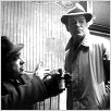 Alphaville, une étrange aventure de Lemmy Caution : photo Akim Tamiroff, Eddie Constantine, Jean-Luc Godard