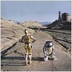 Star Wars : Episode VI - Le Retour du Jedi : photo Anthony Daniels, George Lucas, Kenny Baker, Richard Marquand
