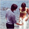 La Collectionneuse : photo Eric Rohmer, Haydee Politoff, Patrick Bauchau
