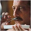 La Moustache : photo Emmanuel Carrère, Vincent Lindon