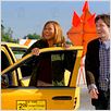 New York taxi : photo Jimmy Fallon, Queen Latifah, Tim Story