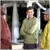 Black/white : photo Ashton Kutcher, Bernie Mac, Kevin Rodney Sullivan