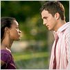 Black/white : photo Ashton Kutcher, Kevin Rodney Sullivan, Zoe Saldana