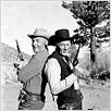 Coups de feu dans la Sierra : photo Joel McCrea, Randolph Scott, Sam Peckinpah