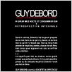 In girum imus nocte et consumimur igni : affiche Guy Debord