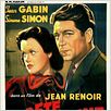 La Bête humaine : affiche Jean Gabin, Jean Renoir, Simone Simon