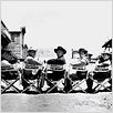 Les Sept mercenaires : photo Brad Dexter, Charles Bronson, Horst Buchholz, James Coburn, John Sturges