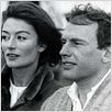 Un Homme et une femme : photo Anouk Aimée, Claude Lelouch, Jean-Louis Trintignant