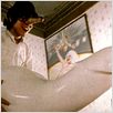 Orange mécanique : photo Malcolm McDowell, Stanley Kubrick