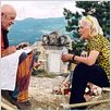 Le Prestige de la mort : photo Bernadette Lafont, Luc Moullet