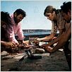 Les Aventuriers : photo Alain Delon, Lino Ventura, Robert Enrico