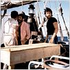 Les Aventuriers : photo Alain Delon, Robert Enrico