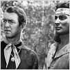 La Flèche brisée : photo Delmer Daves, James Stewart, Jeff Chandler