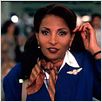 Jackie Brown : photo Pam Grier, Quentin Tarantino