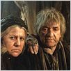 Les Misérables : photo Françoise Seigner, Jean Carmet, Michel Bouquet, Robert Hossein