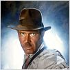Indiana Jones et le Temple maudit : photo Harrison Ford, Steven Spielberg