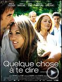 Quelque chose à te dire