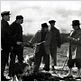 La Règle du jeu : photo Gaston Modot, Jean Renoir, Julien Carette, Marcel Dalio