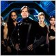 Andromeda : photo Brent Stait, Gordon Michael Woolvett, Keith Hamilton Cobb, Kevin Sorbo, Laura Bertram