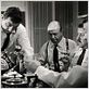 Les Tontons flingueurs : photo Bernard Blier, Francis Blanche, Georges Lautner, Lino Ventura, Robert Dalban