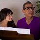 Glee : photo Jeff Goldblum, Lea Michele