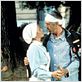 Croix de fer : photo James Coburn, Sam Peckinpah, Senta Berger