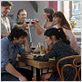 La Délicatesse : photo Ariane Ascaride, Audrey Tautou, David Foenkinos, Olivier Cruveiller, Pio Marmai