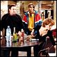 La Femme de mon pote : photo Bertrand Blier, Coluche, Isabelle Huppert, Thierry Lhermitte
