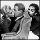 Sueurs froides : photo Alfred Hitchcock, James Stewart, Kim Novak