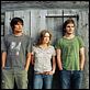 The Edukators : photo Daniel Brühl, Hans Weingartner, Julia Jentsch, Stipe Erceg