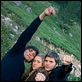 The Edukators : photo Daniel Brühl, Hans Weingartner, Julia Jentsch, Stipe Erceg