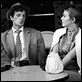 A bout de souffle : photo Jean Seberg, Jean-Luc Godard, Jean-Paul Belmondo