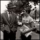 A bout de souffle : photo Jean Seberg, Jean-Luc Godard, Jean-Paul Belmondo