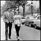 A bout de souffle : photo Jean Seberg, Jean-Luc Godard, Jean-Paul Belmondo