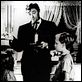 La Nuit du chasseur : photo Billy Chapin, Charles Laughton, Robert Mitchum, Sally Jane Bruce