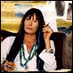 La Vie aquatique : photo Anjelica Huston, Wes Anderson
