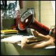 Travaux : photo Brigitte Roüan, Carole Bouquet