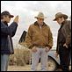Le Secret de Brokeback Mountain : photo Ang Lee, Heath Ledger, Jake Gyllenhaal