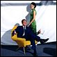 OSS 117, Le Caire nid d'espions : photo Bérénice Bejo, Jean Dujardin, Michel Hazanavicius