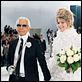 La Doublure : photo Alice Taglioni, Francis Veber, Karl Lagerfeld