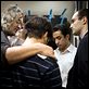 Vol 93 : photo Jamie Harding, Khalid Abdalla, Lewis Alsamari, Paul Greengrass