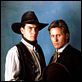 Young Guns : photo Charlie Sheen, Christopher Cain, Emilio Estevez