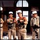 Les Morfalous : photo Henri Verneuil, Jacques Villeret, Jean-Paul Belmondo, Michel Constantin, Michel Creton