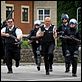 Hot Fuzz : photo Edgar Wright, Nick Frost, Simon Pegg