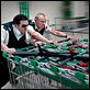 Hot Fuzz : photo Edgar Wright, Nick Frost, Simon Pegg